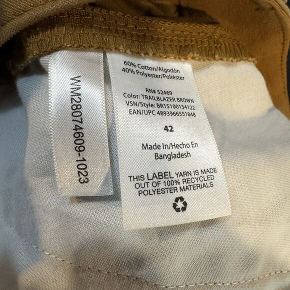 Brahma Cargo Shorts Size 42 Men's Trailblazer Brown Ripstop Work Outdoor 10” - Picture 6 of 8